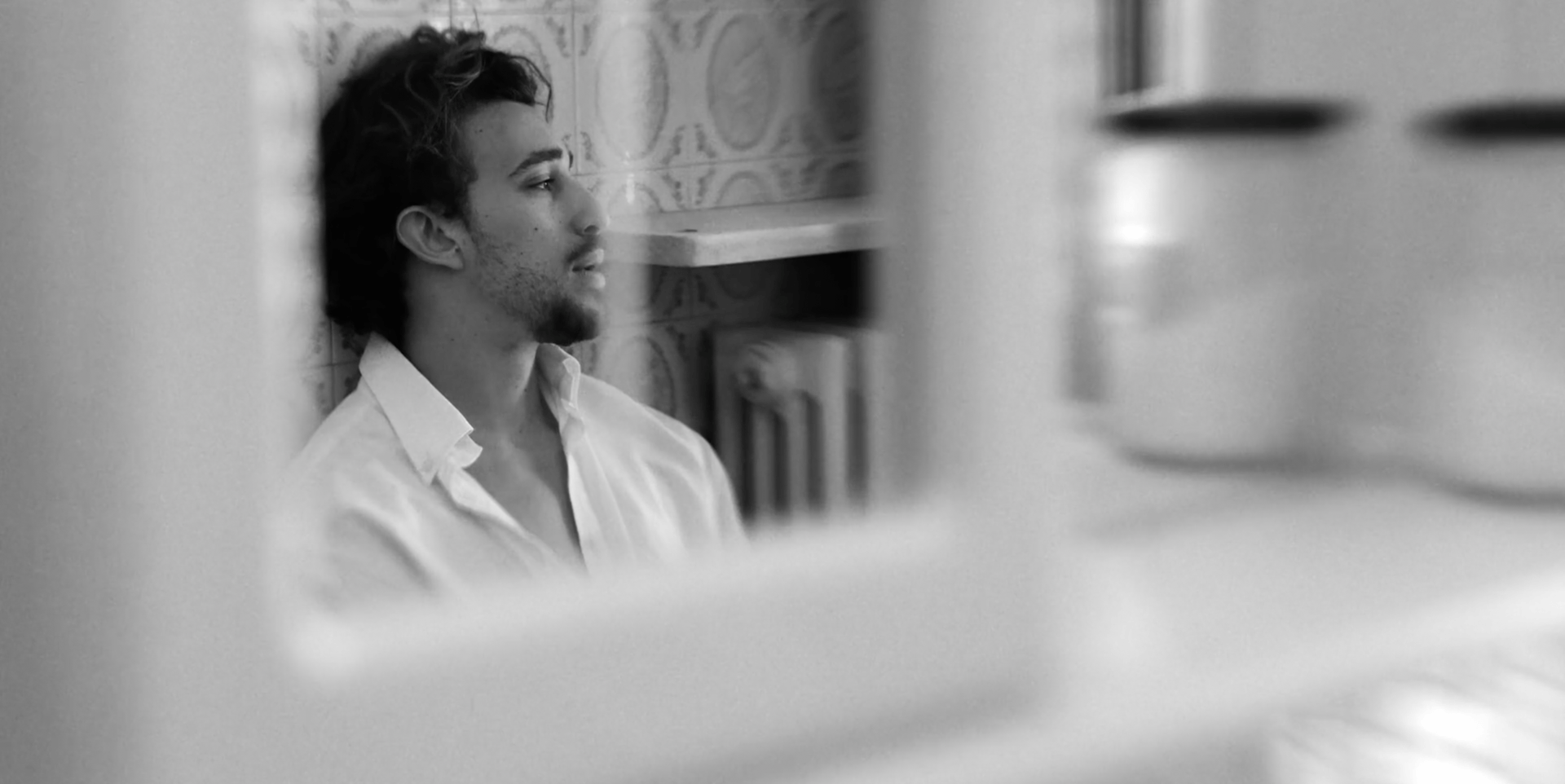 Lorenzo Neri in una scena del film "Saudade".
