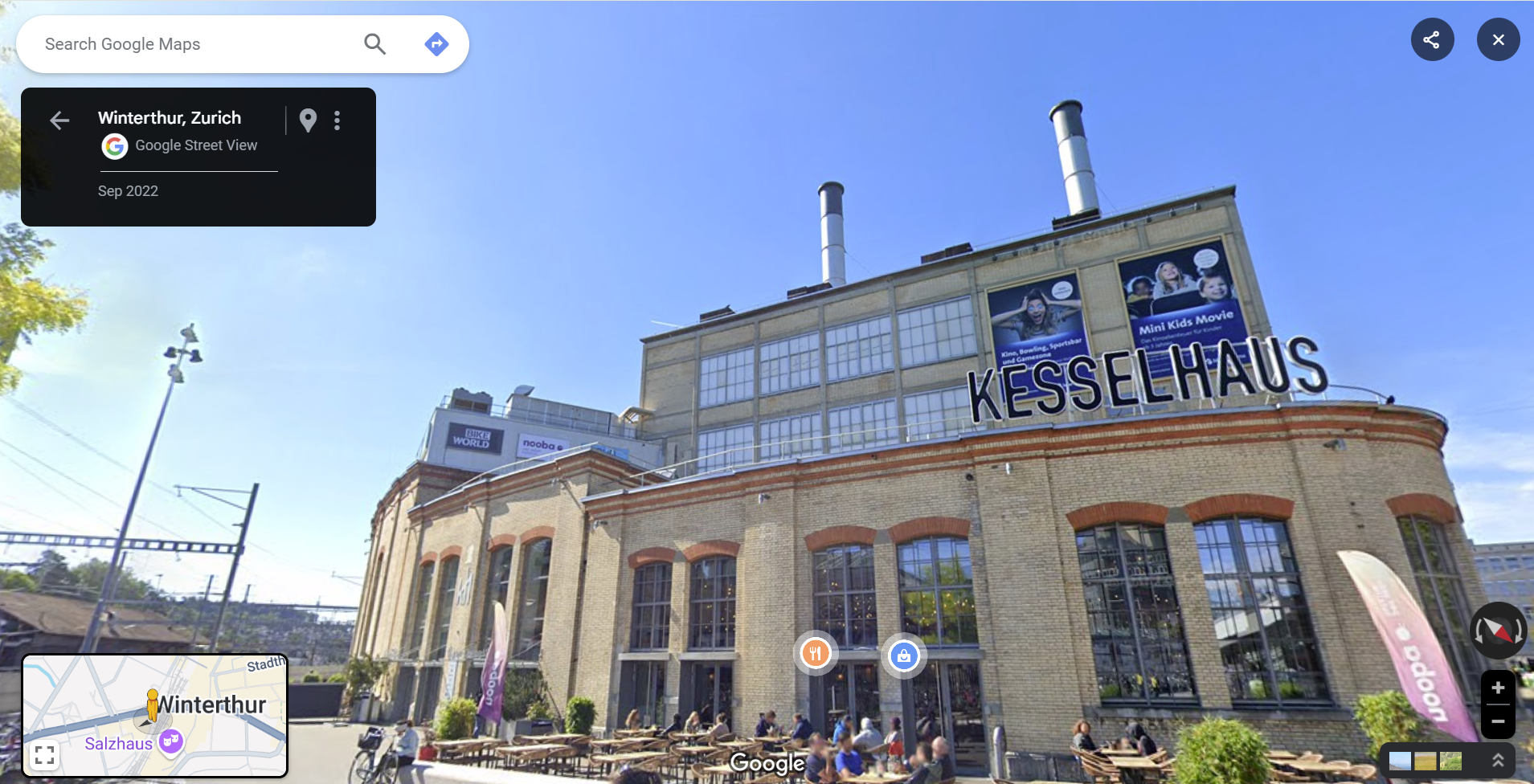 Some of the redevelopment around the Winterthur Trainstation