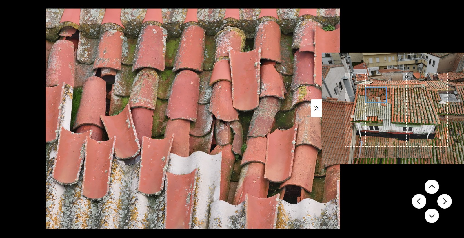 inspección de cubiertas con drones