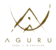 Logotipo de Aguru Yoga, centro de Yoga masaje y meditación en Madrid
