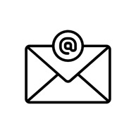 an Email icon linking to the Email website.
