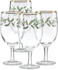 Lenox Holiday 4-Piece Iced Beverage Glass Set