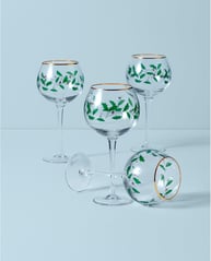 Lenox Holiday 4-Piece Wine Glass Set