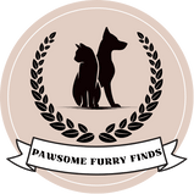 Pawsome Furry Finds logo