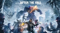 people fighting a giant monster in image of the VR video game After the fall