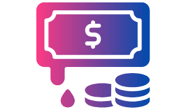 Green 'DEPRECIATION' text above black 'Fixed asset and depreciation tracking' label, with icon of co