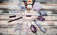 Porte clés d'auto défense composé de 14 pièces pour ce sentir en toute sécurité quotidiennement.