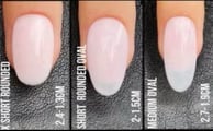 oval and round nails are the most versatile shapes, you can never go wrong with this