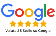 Valutati 5 Stelle su Google
