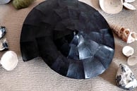 DISCUS mediterrane Dekoration Schnecke Schwarz
