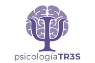 Logo de psicologíaTR3S: letra griega psi, con un cerebro alrededor simulando un árbol