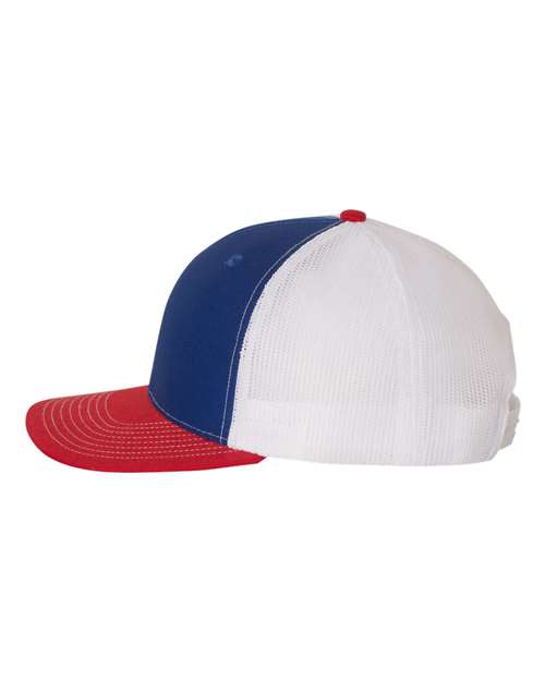 Royal, White, Red Trucker Cap