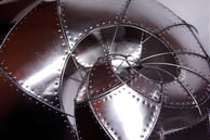 HELIX METALLUM Metalllampe Schnecke industieller Stil moderne Designerlampe aus Metall groß