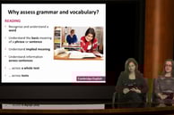 Grammar and vocabulary assessment, how to from Cambridge