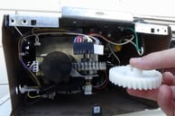 Garage door opener gear replacement