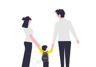 a man and woman holding hands and holding hands