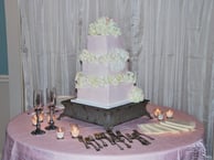 tiered wedding cake