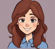 woman in black blazer with brown hair