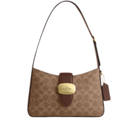 yellow app dhgate finds coach eliza shoulder bag classic brown canvas