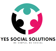 a logo for yes social solutions