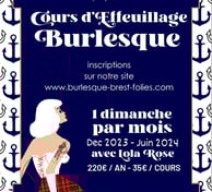 Cours Burlesque Brest Folies