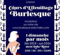 Cours du Burlesque Brest Folies