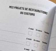 Page avec textes tirés du Cars Hunter