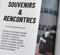 Page intérieur du book avec photo et texte