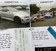 Exemple d'intérieur du Cars Hunter avec des photos de voiture