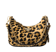 PRADA RE-EDITION PRINTED LEATHER MINI-BAG