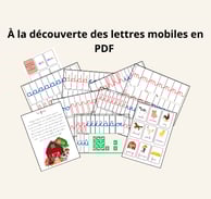 lettre mobile minuscule en attacher