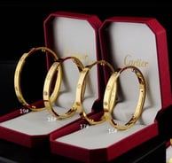 Cartier Bangles with Diamonds