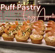 Puff pastry appetizers