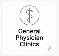 Find general physician clinics in karnal