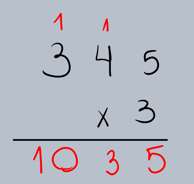 multiplicação das centenas