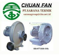 Ring blower dan turbo blower merk Chuan Fan, Ho Hsing. Hitachi dan CR Elec yang disediakan oleh Sara