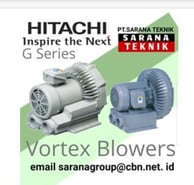 Ring blower dan turbo blower merk Chuan Fan, Ho Hsing. Hitachi dan CR Elec yang disediakan oleh Sara