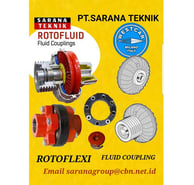 PT. Sarana Teknik menjual berbagai merek fluid coupling, termasuk Transfluid, Falk, KTR, Rexnord, Fl