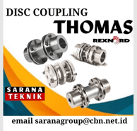 PT. Sarana Teknik Indonesia menjual berbagai Disc Coupling dengan merk Thomas, Euroflex, Esco, Kop-F