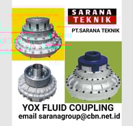 PT. Sarana Teknik menjual berbagai merek fluid coupling, termasuk Transfluid, Falk, KTR, Rexnord, Fl