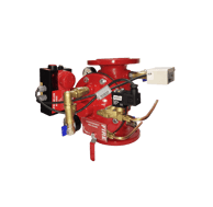 Dry alarm valve