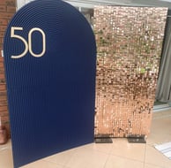 Square Sequin Wall 3ftx6.5ft