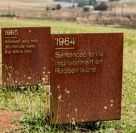 two plaques of plaques of the same name and date