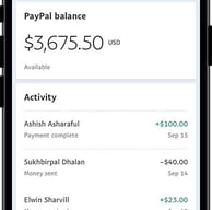 paypal balance