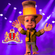 a cartoon character dressed in a top hat