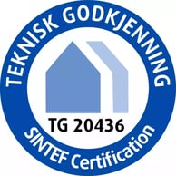 Sintef certification TG 20436 Gokstad Hus