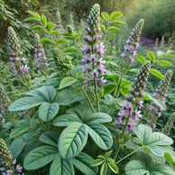 licorice plant in bloom Licorice root