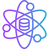 Vector icon of a brain and line graph symbolising machine learning and data science
