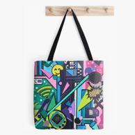 DECADE SERIES artwork by Frankie Cervantes - Art by Frankie - buy tote bag on Redbubble