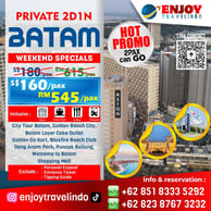 tour operator for 2d1n batam tour, bintan tour, kepri tour, snorkeling, diving, cycling, cheap tour